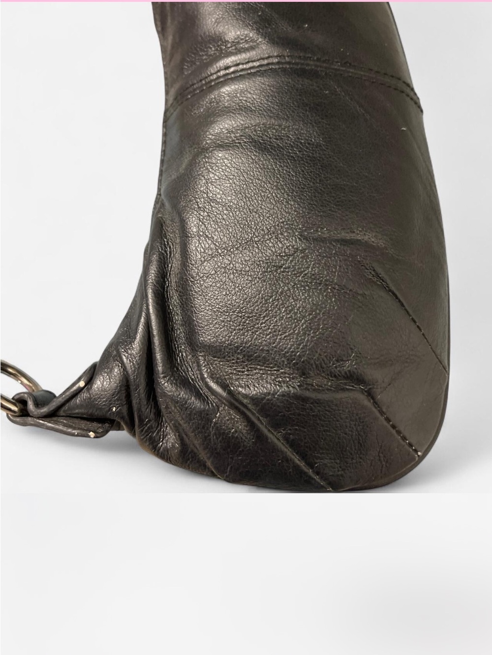 Y2K Wilson’s Leather Chain Baguette bag - Picture 5 of 8